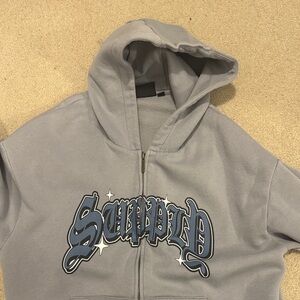 Men's Gray Hoodie by Supply